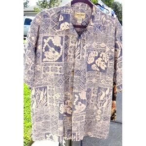 Cooke Street Men's XL Button Down Hawaiian Shirt #031